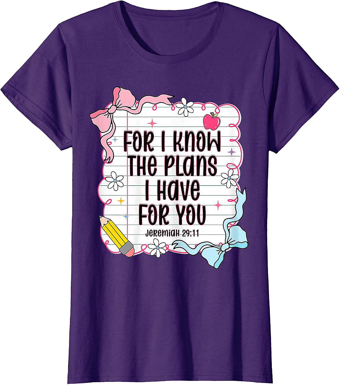  Jeremiah 29:11 Christian Back to School T-Shirt