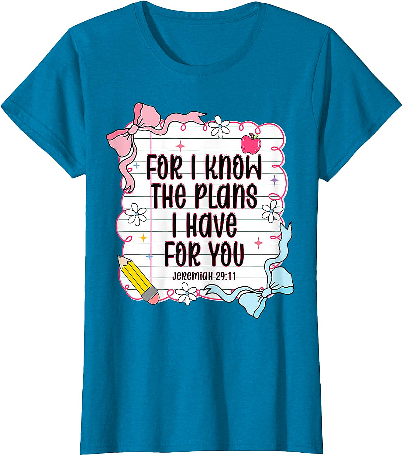  Jeremiah 29:11 Christian Back to School T-Shirt