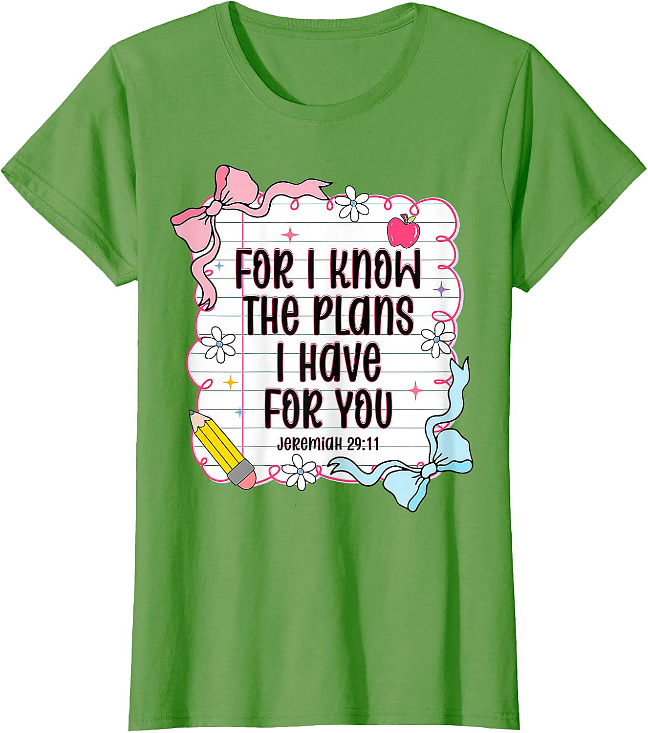  Jeremiah 29:11 Christian Back to School T-Shirt