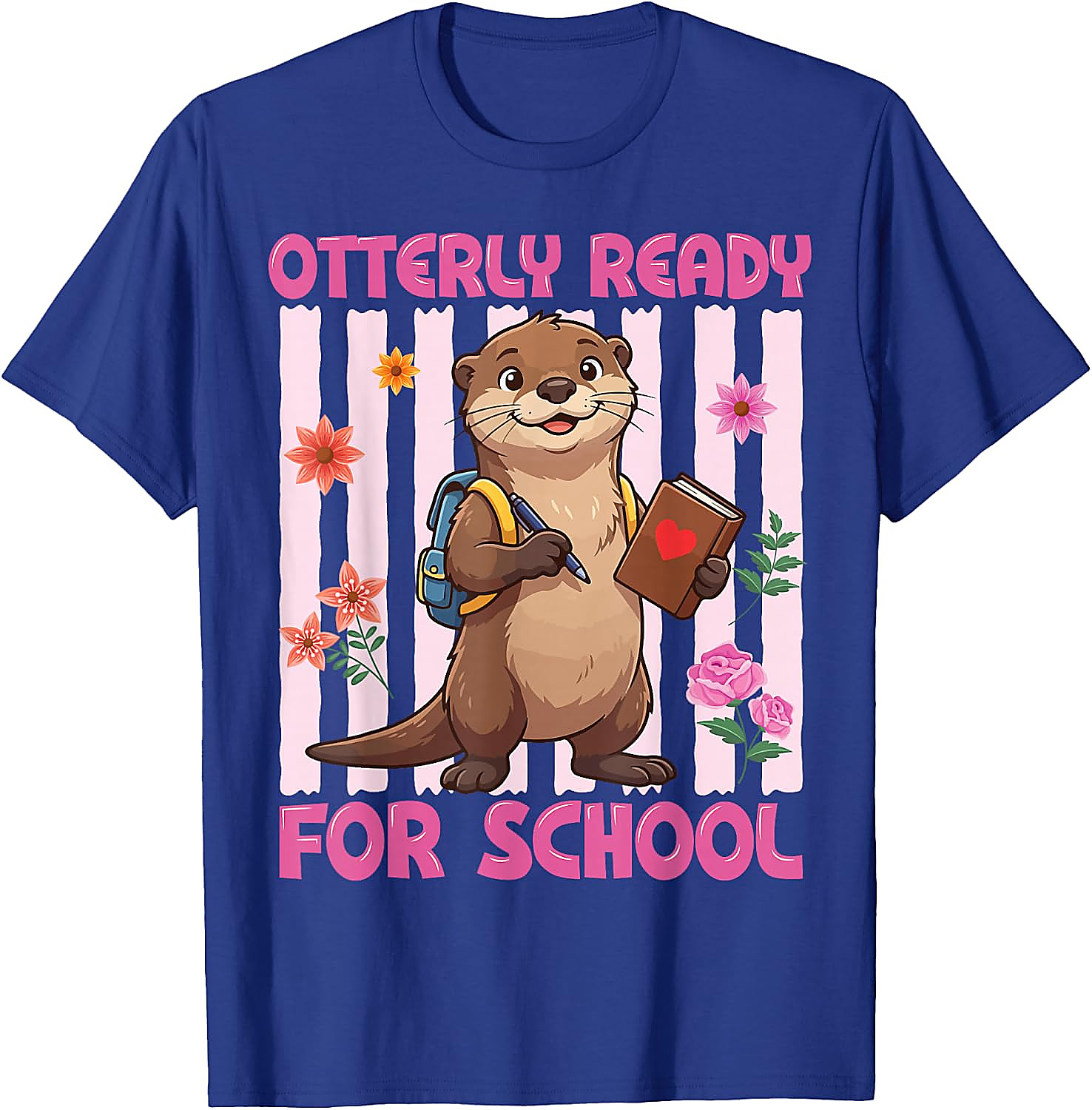 Otterly Ready for School T-Shirt | Cute Otter Graphic Tee