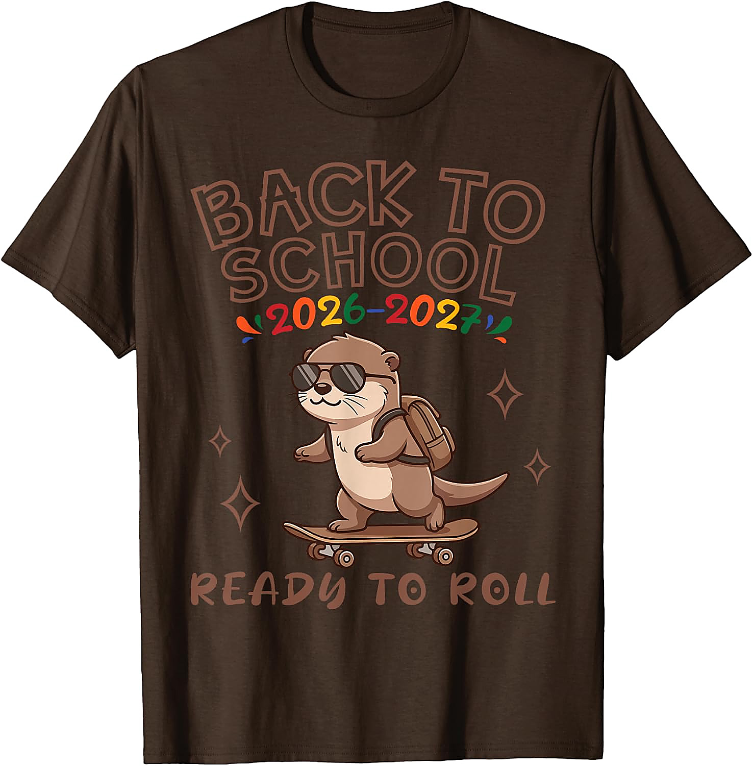 Back to School 2026 Otter T-Shirt | Funny Skater Tee