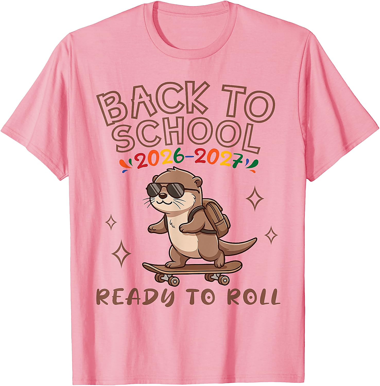Back to School 2026 Otter T-Shirt | Funny Skater Tee