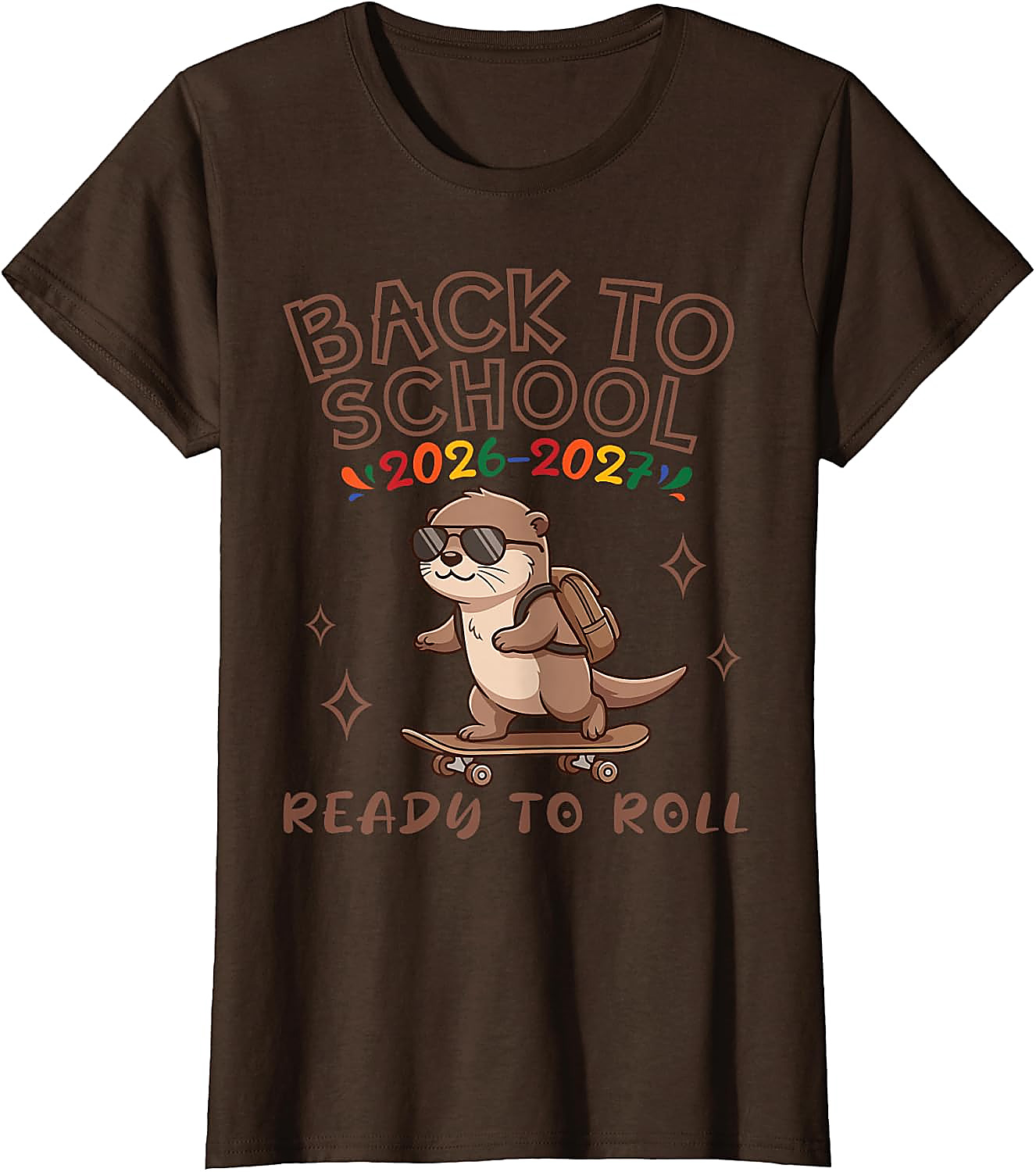 Back to School 2026 Otter T-Shirt | Funny Skater Tee