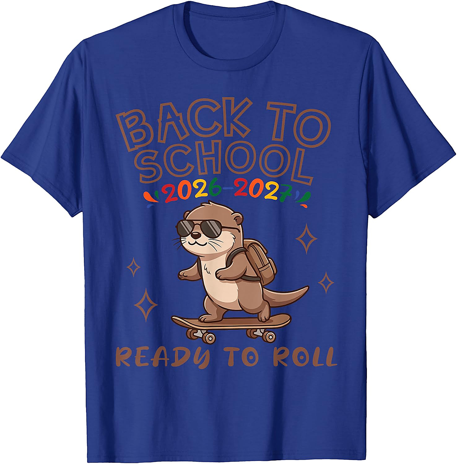 Back to School 2026 Otter T-Shirt | Funny Skater Tee