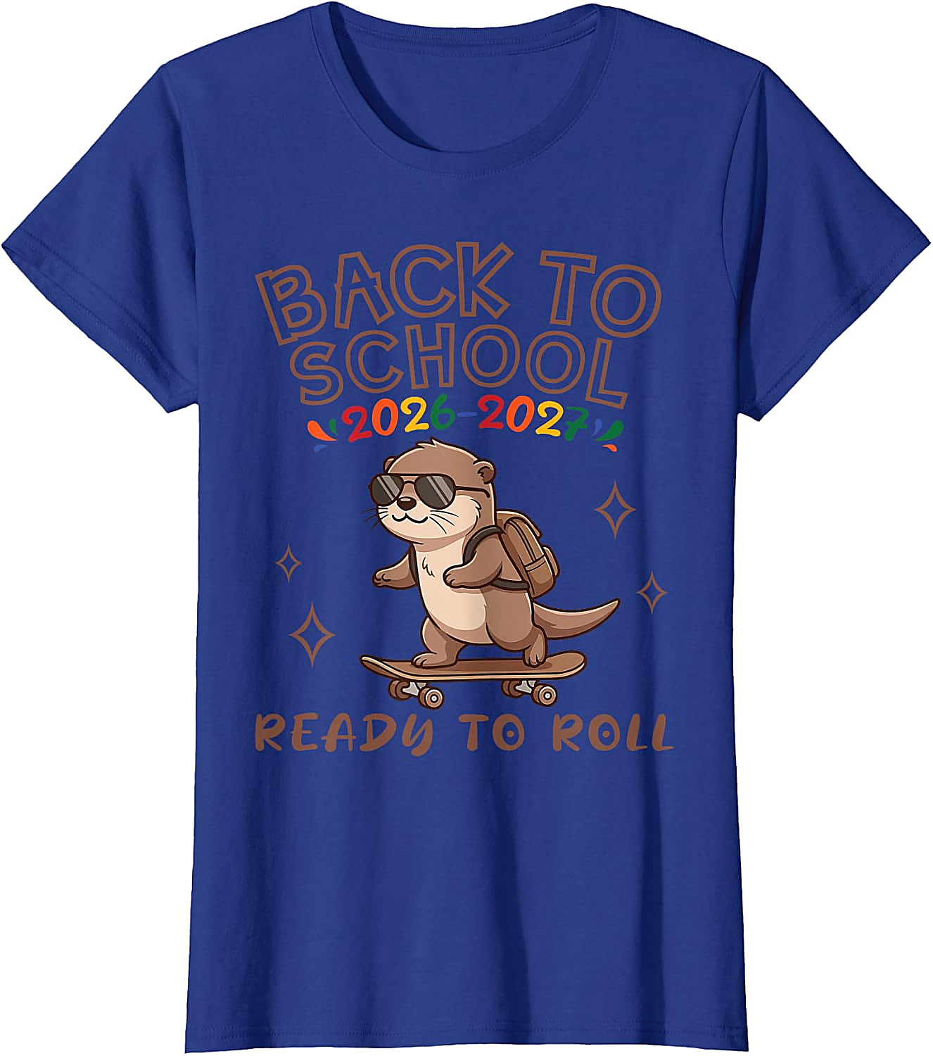 Back to School 2026 Otter T-Shirt | Funny Skater Tee