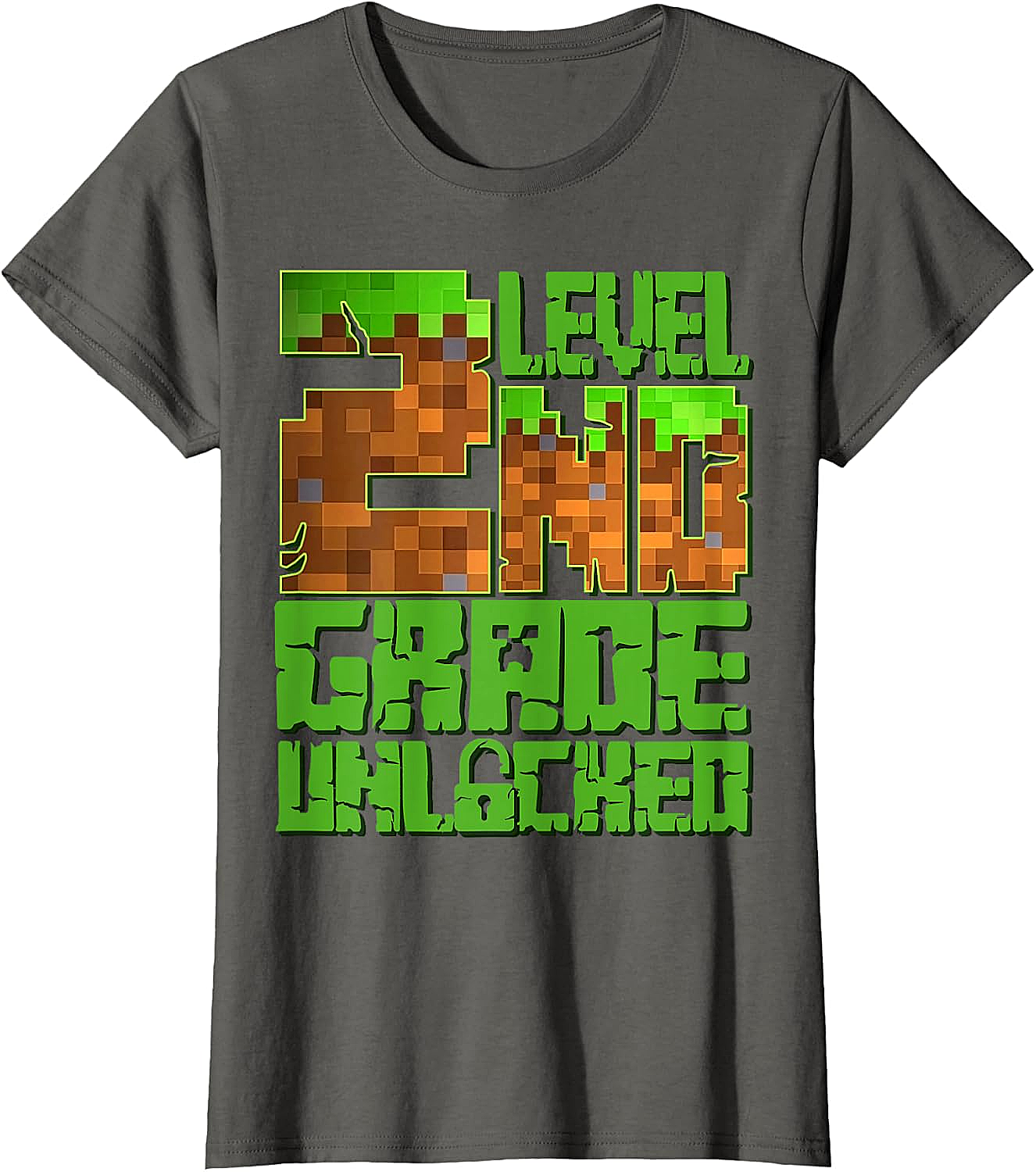 Level 2nd Grade Unlocked Game Pixel T-Shirt