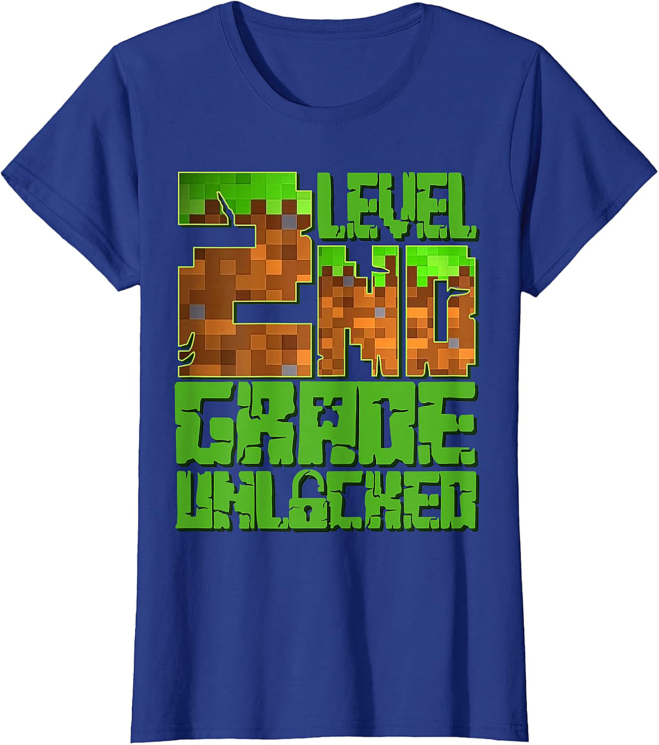Level 2nd Grade Unlocked Game Pixel T-Shirt