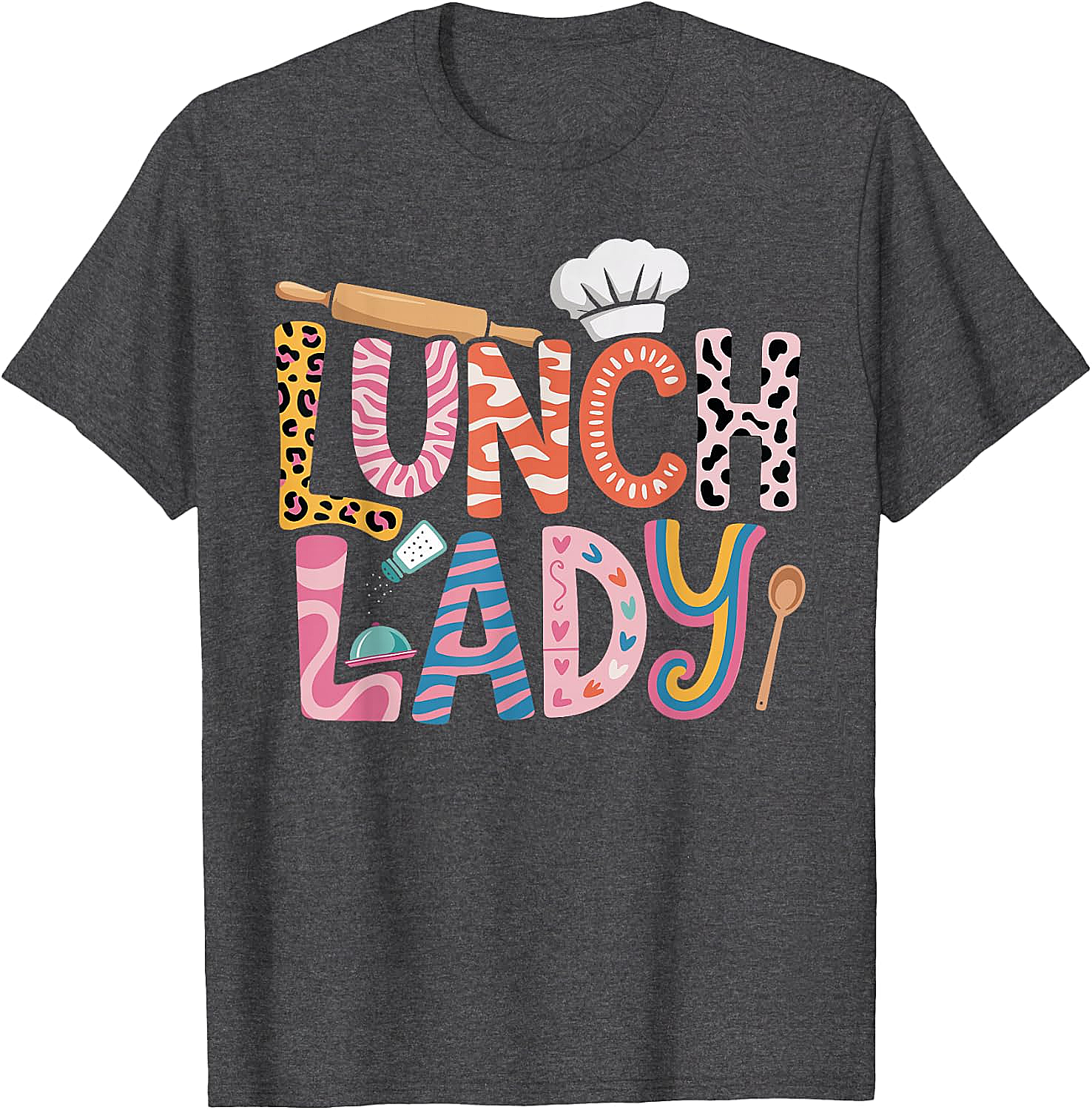  Lunch Lady School Cafeteria Kitchen T-Shirt - Fun Gift