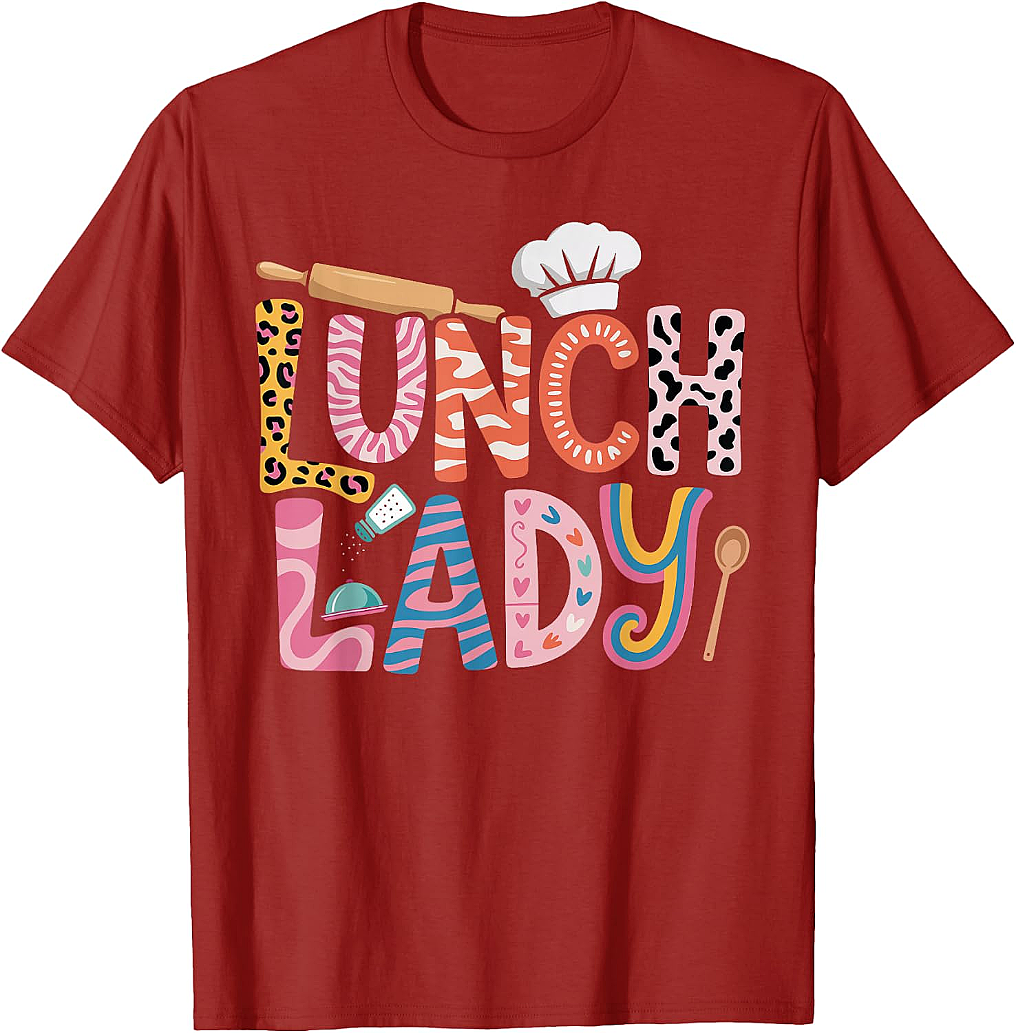  Lunch Lady School Cafeteria Kitchen T-Shirt - Fun Gift
