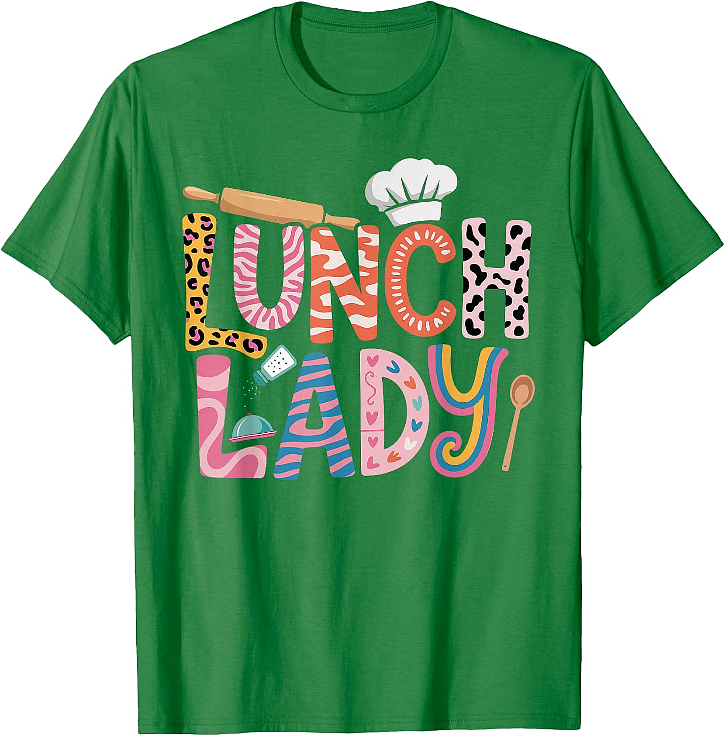 Lunch Lady School Cafeteria Kitchen T-Shirt - Fun Gift