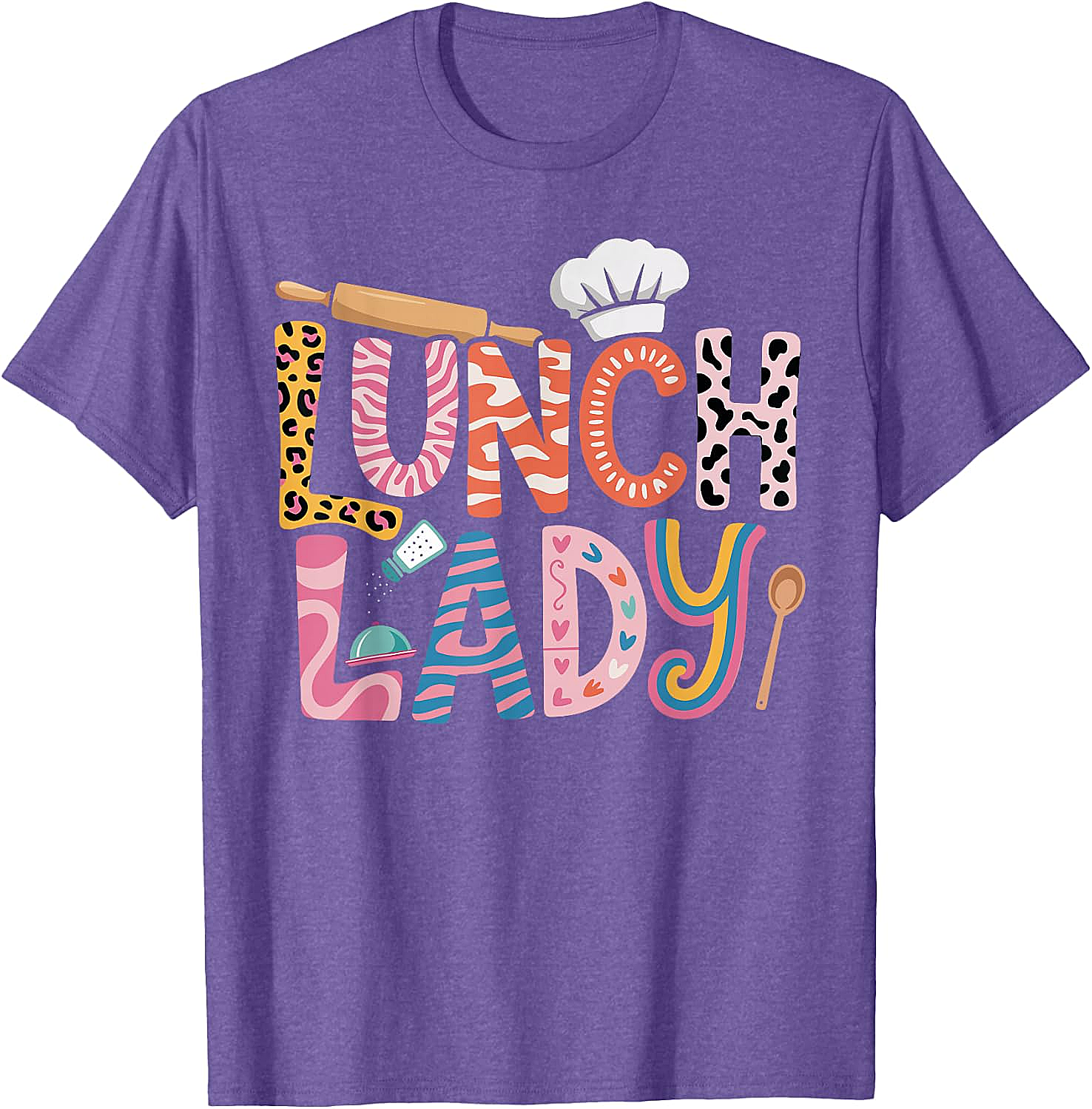 Lunch Lady School Cafeteria Kitchen T-Shirt - Fun Gift