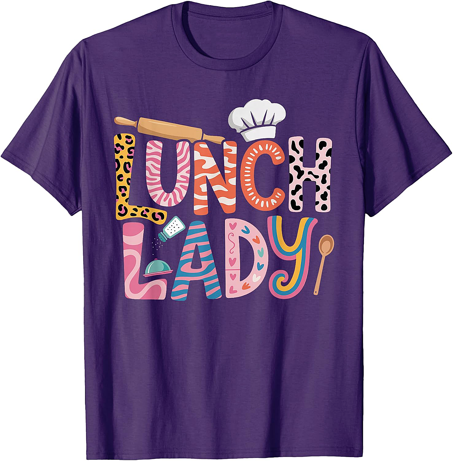  Lunch Lady School Cafeteria Kitchen T-Shirt - Fun Gift