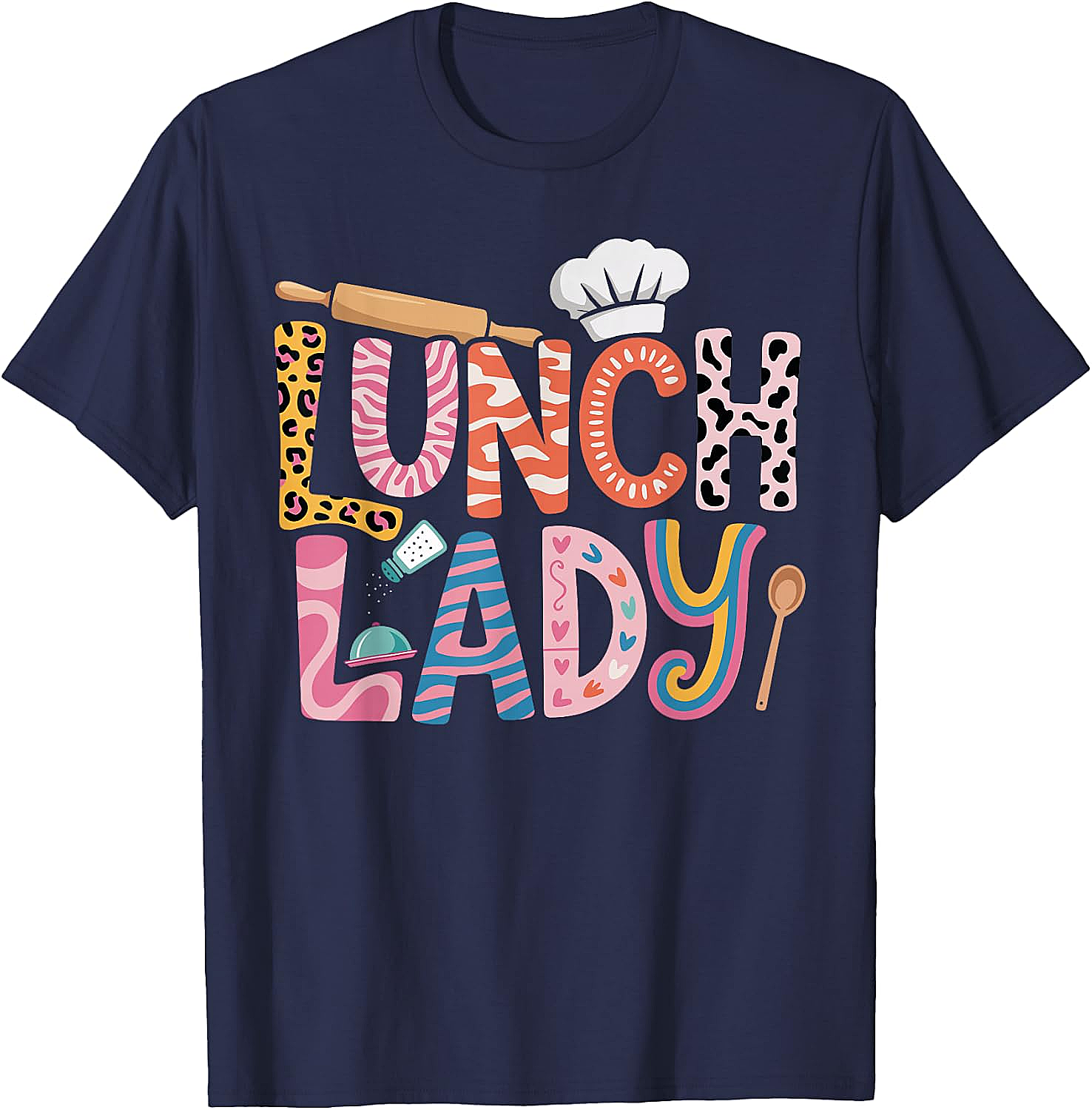  Lunch Lady School Cafeteria Kitchen T-Shirt - Fun Gift