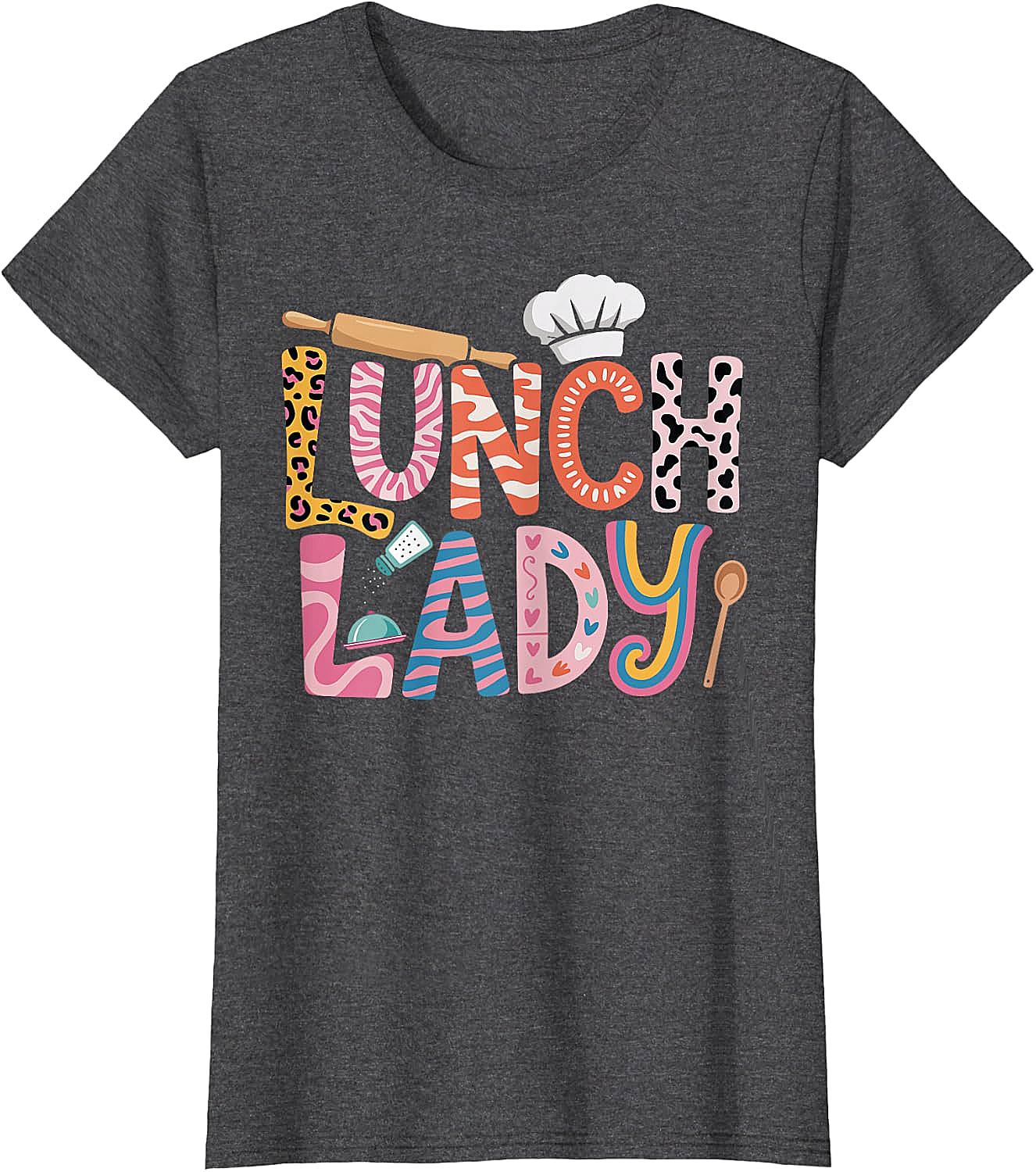 Lunch Lady School Cafeteria Kitchen T-Shirt - Fun Gift