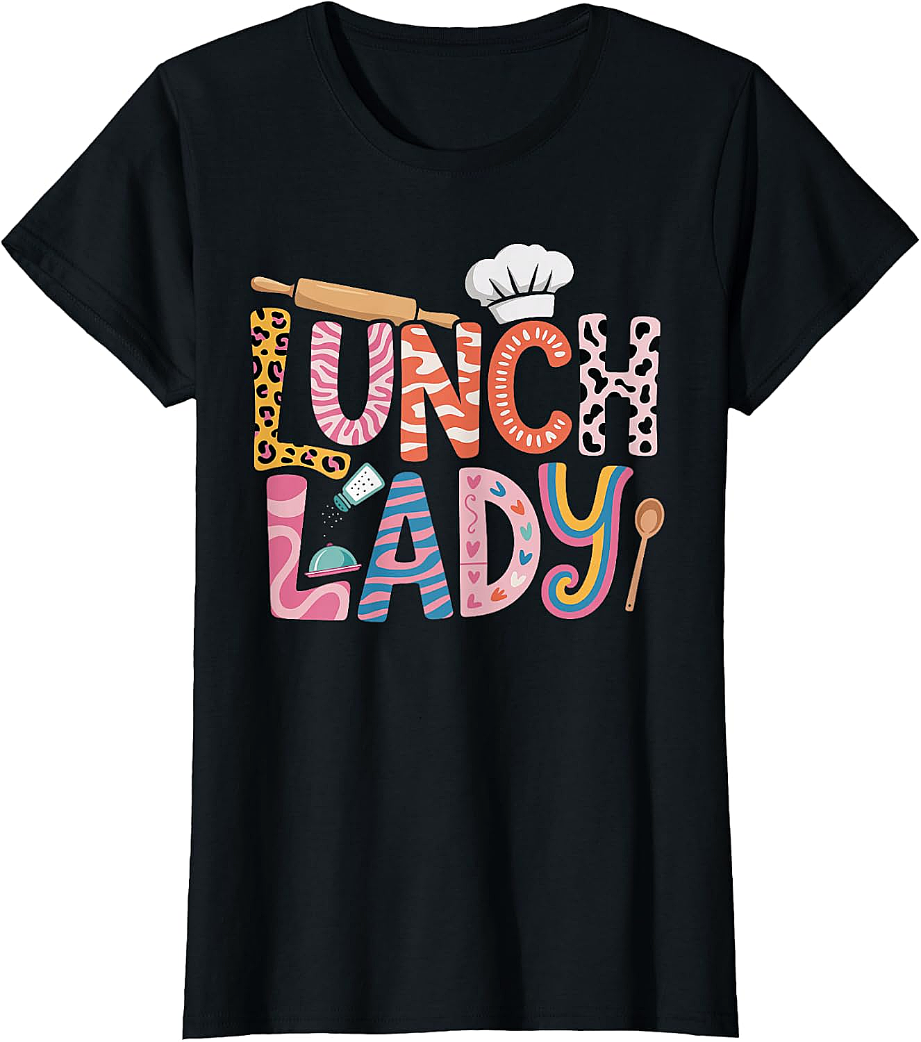  Lunch Lady School Cafeteria Kitchen T-Shirt - Fun Gift