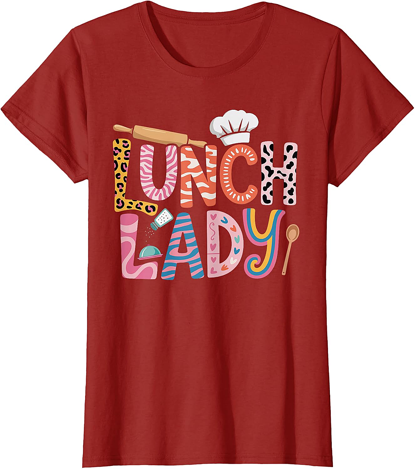  Lunch Lady School Cafeteria Kitchen T-Shirt - Fun Gift