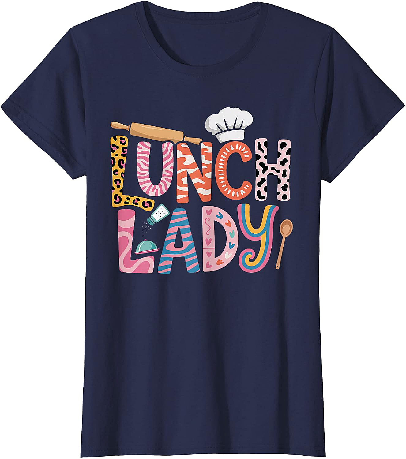  Lunch Lady School Cafeteria Kitchen T-Shirt - Fun Gift