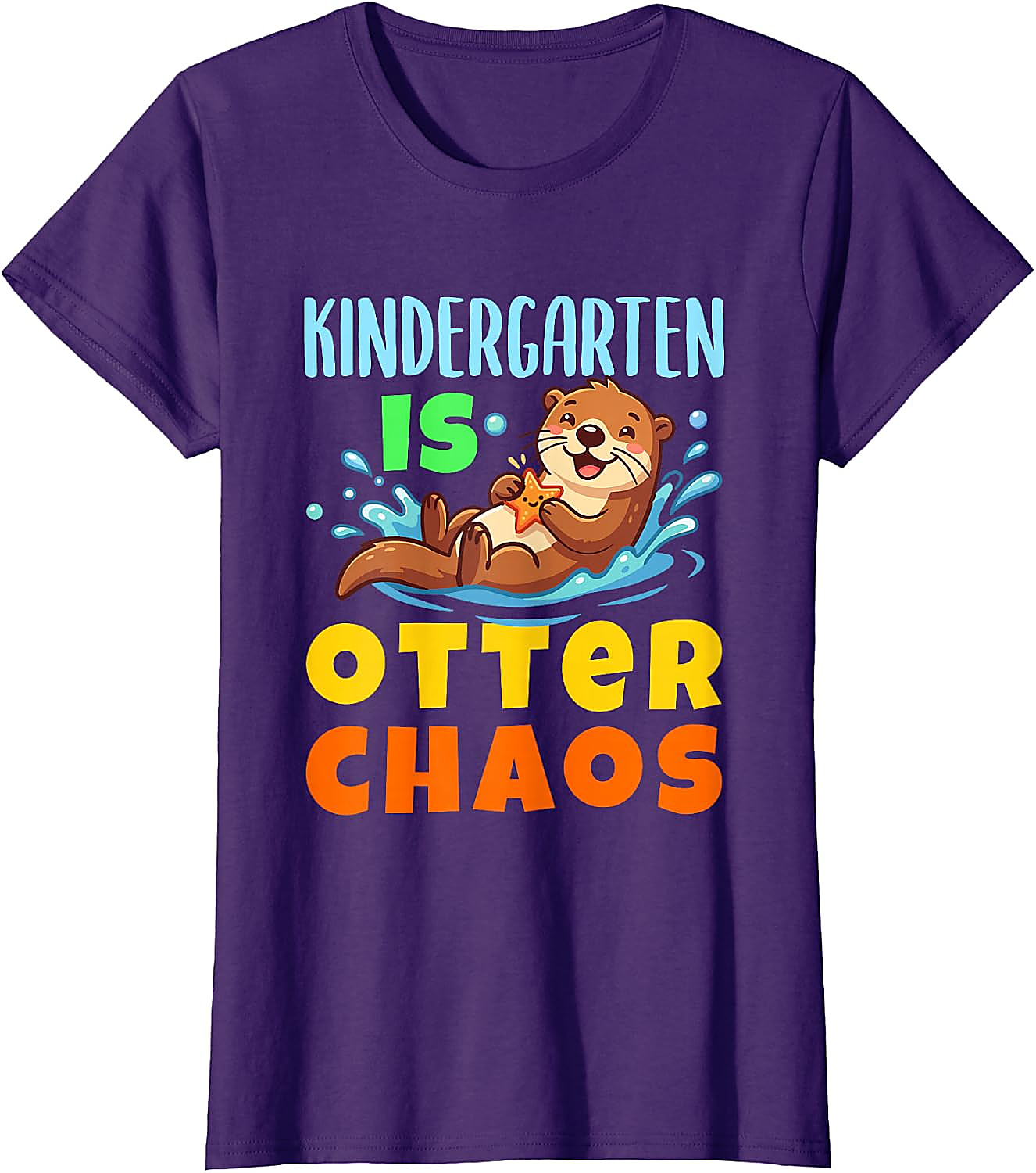Kindergarten is Otter Chaos T-Shirt | Funny Teacher Tee