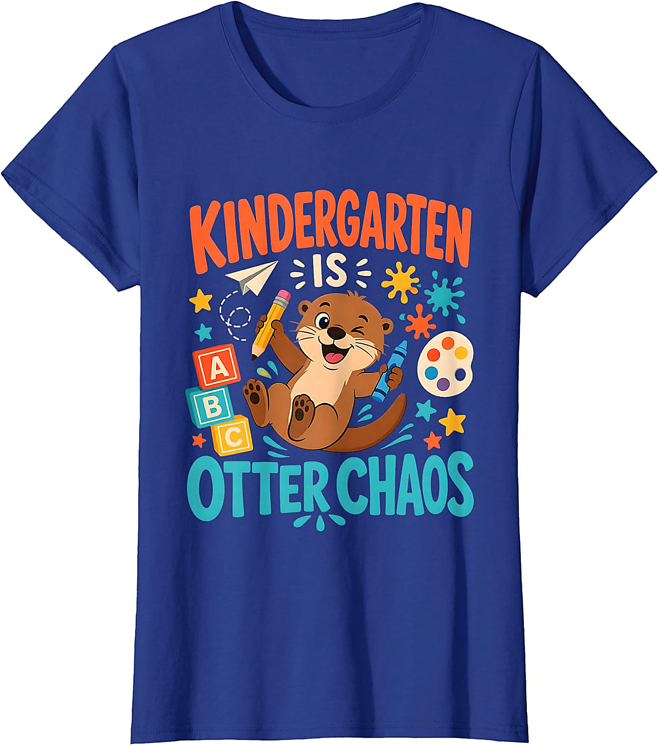 Kindergarten is Otter Chaos T-Shirt | Funny Teacher Tee