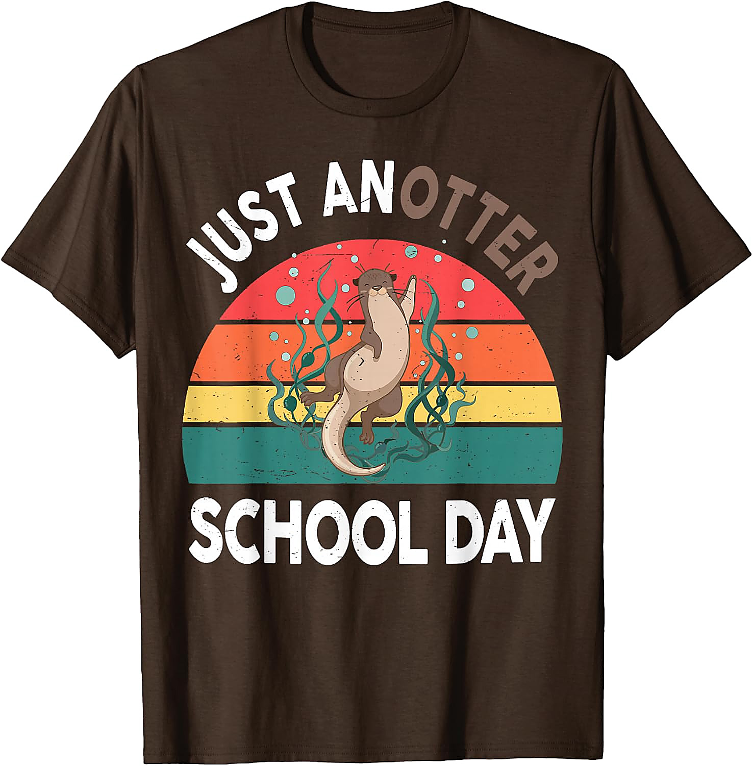 Just Anotter School Day Funny Otter T-Shirt for Kids