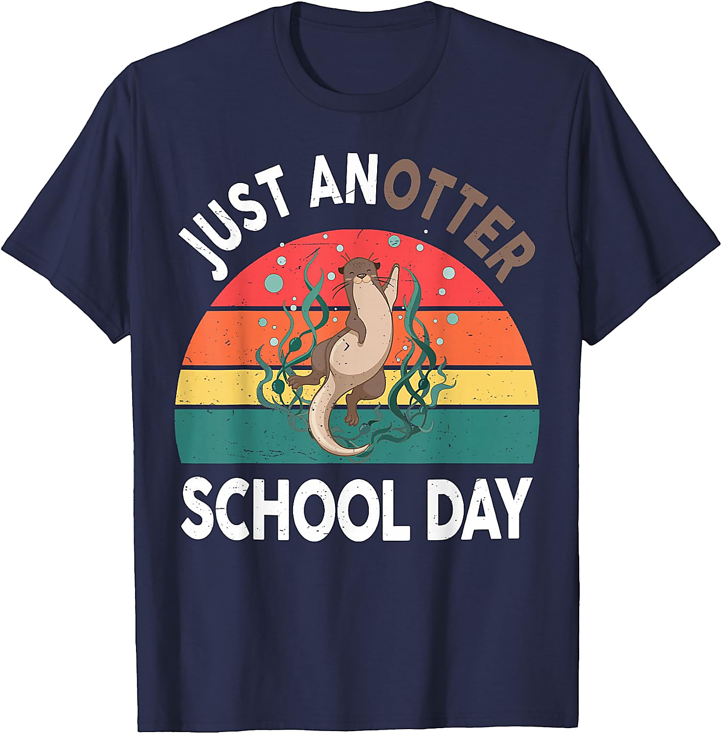Just Anotter School Day Funny Otter T-Shirt for Kids