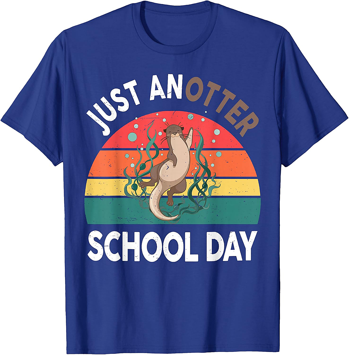 Just Anotter School Day Funny Otter T-Shirt for Kids