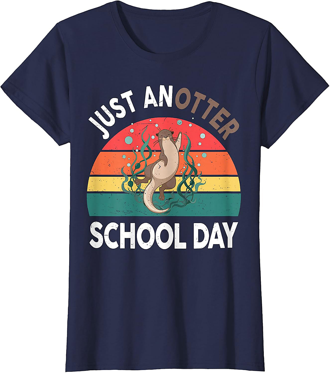 Just Anotter School Day Funny Otter T-Shirt for Kids