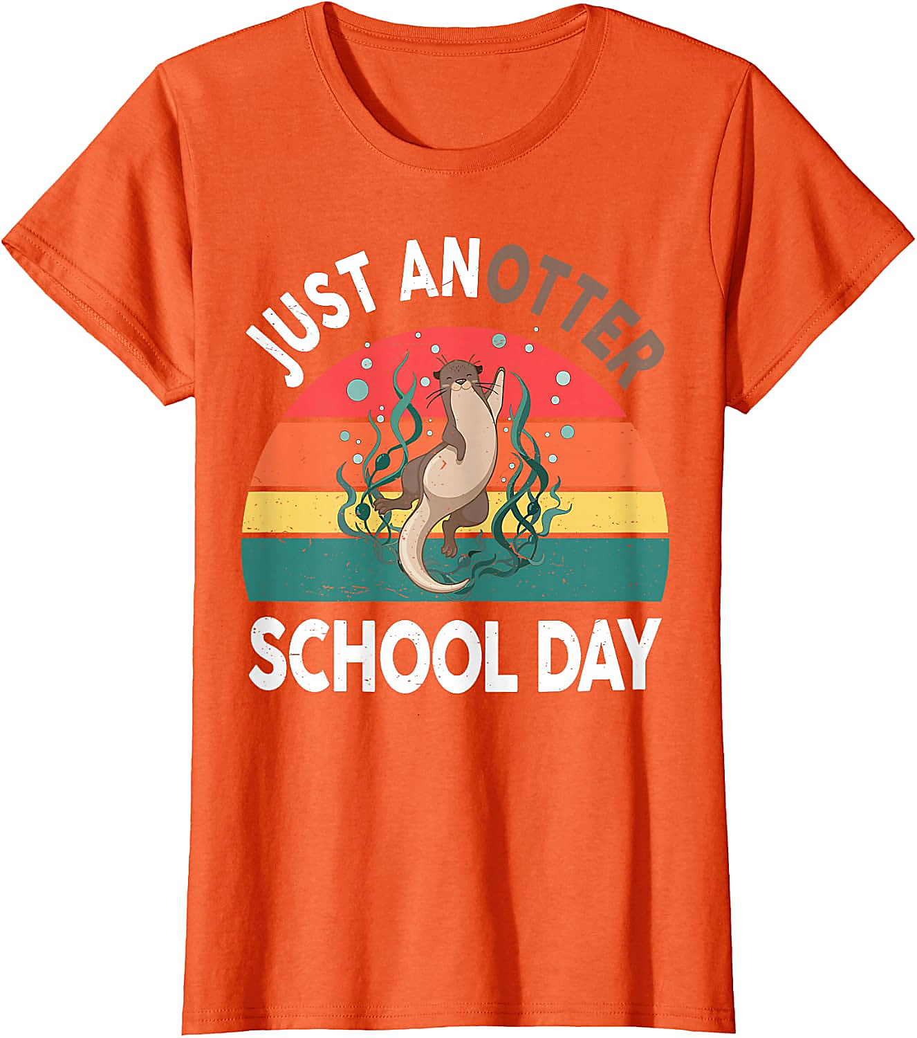 Just Anotter School Day Funny Otter T-Shirt for Kids