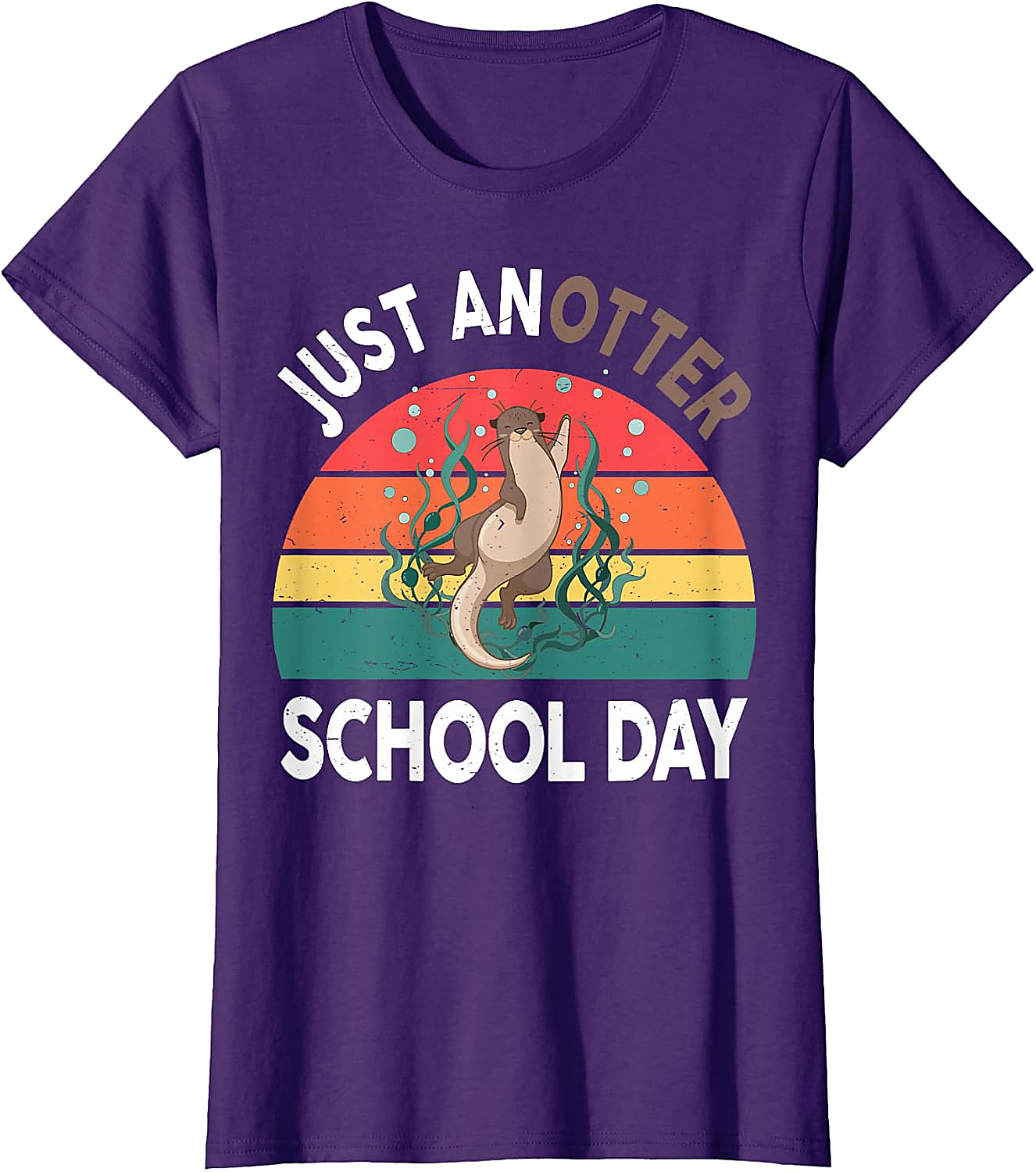 Just Anotter School Day Funny Otter T-Shirt for Kids