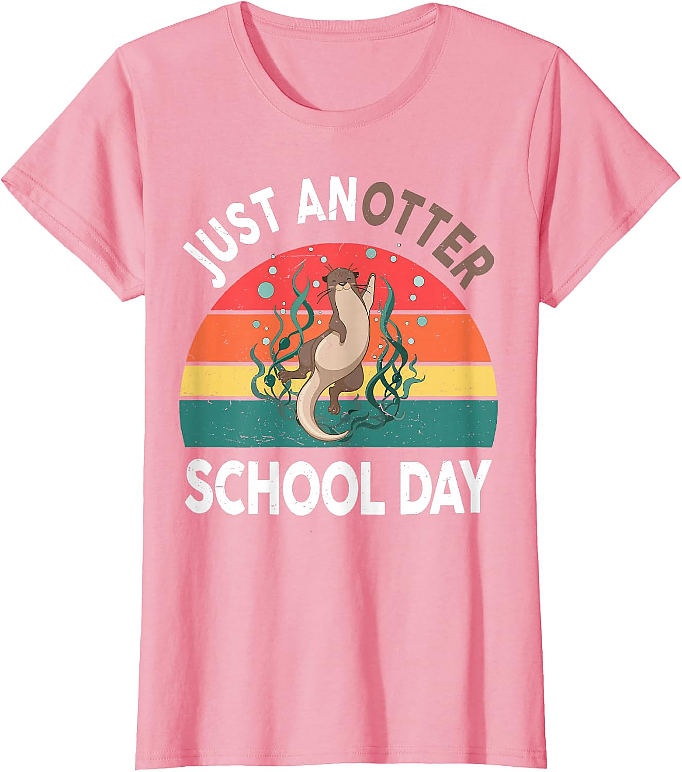Just Anotter School Day Funny Otter T-Shirt for Kids