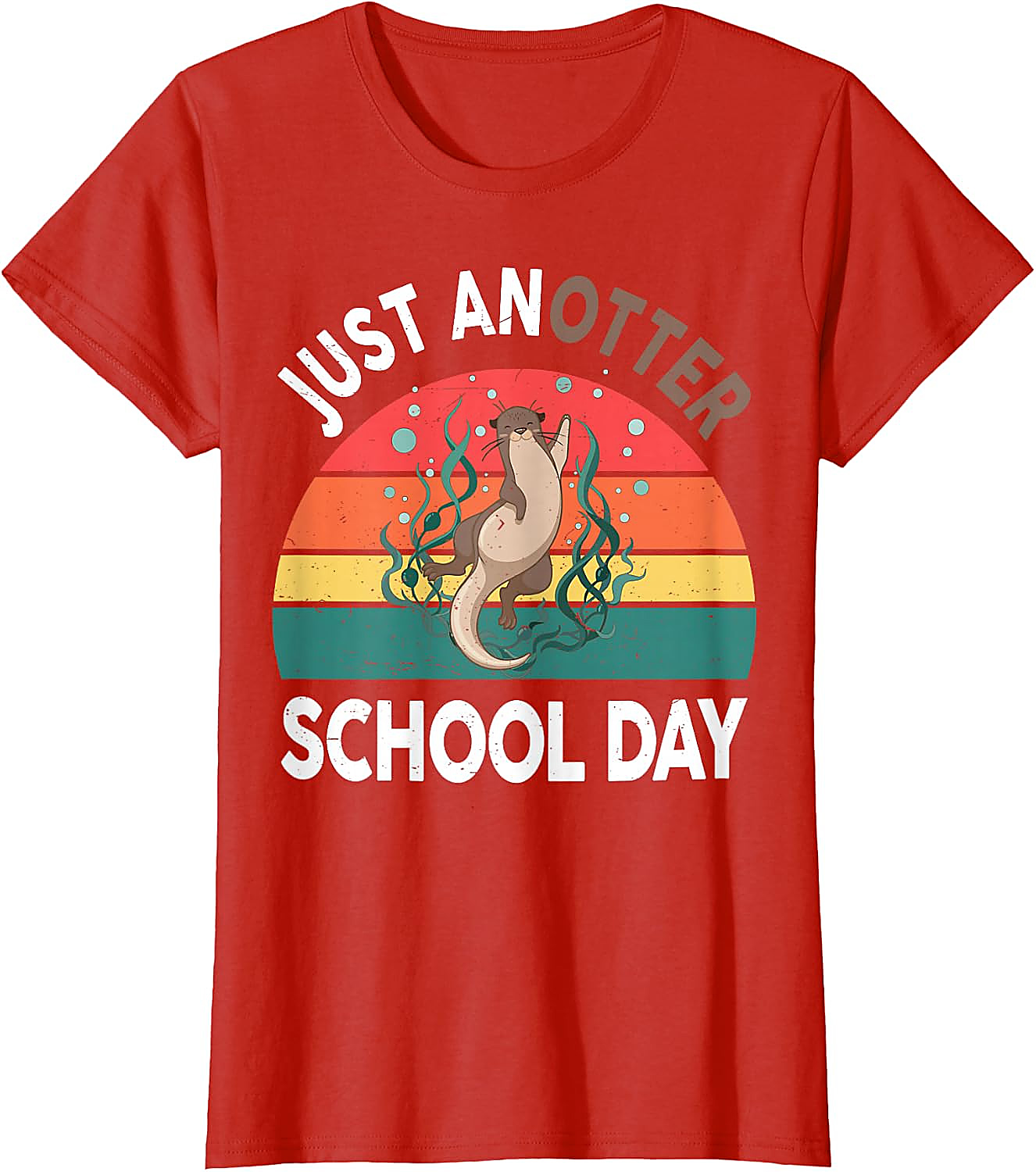 Just Anotter School Day Funny Otter T-Shirt for Kids