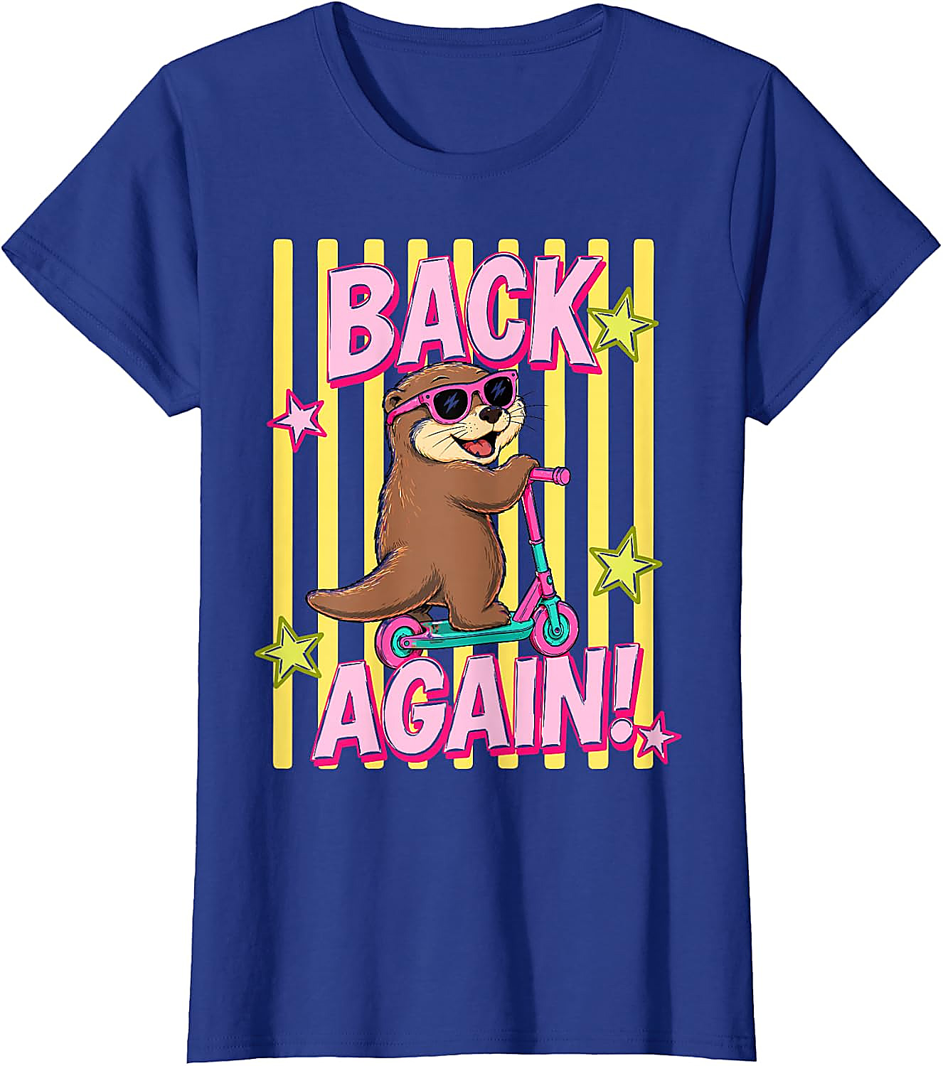 Back Again Otter T-Shirt | Funny Back to School Tee