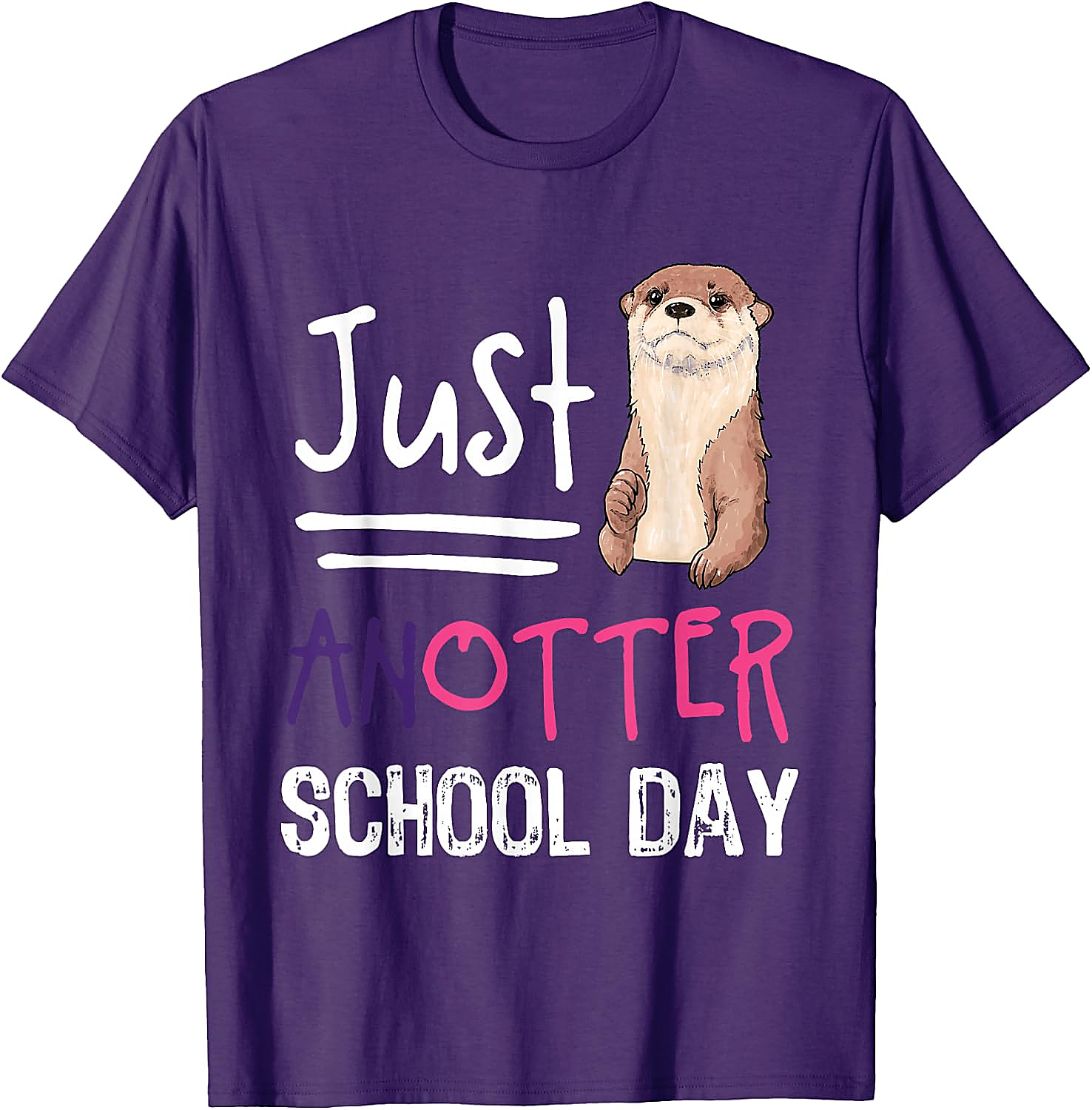 Funny Otter Pun T-Shirt | Just Anotter School Day Tee