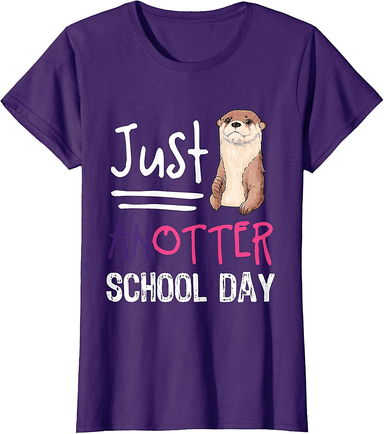 Funny Otter Pun T-Shirt | Just Anotter School Day Tee