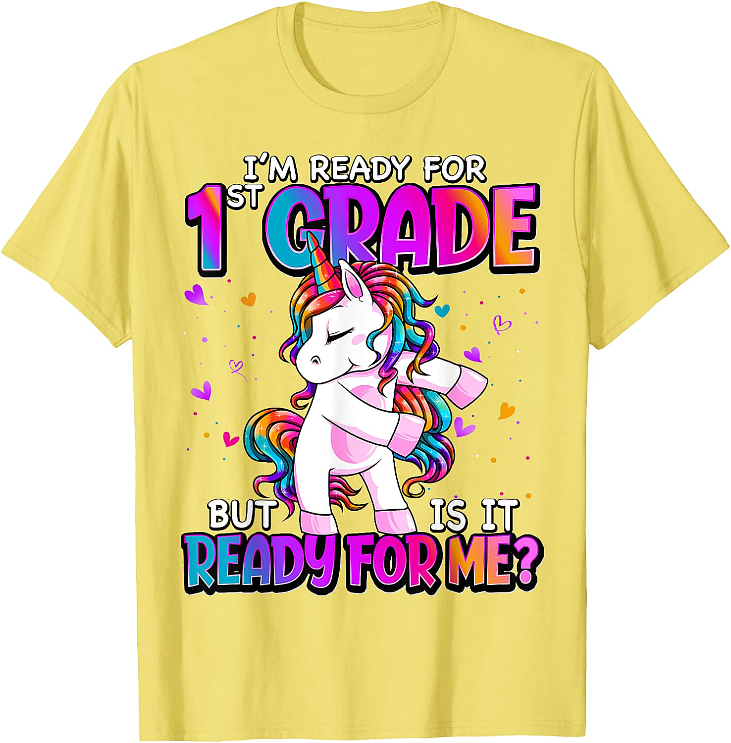  I'm Ready for 1st Grade Girls T-Shirt - Back to School