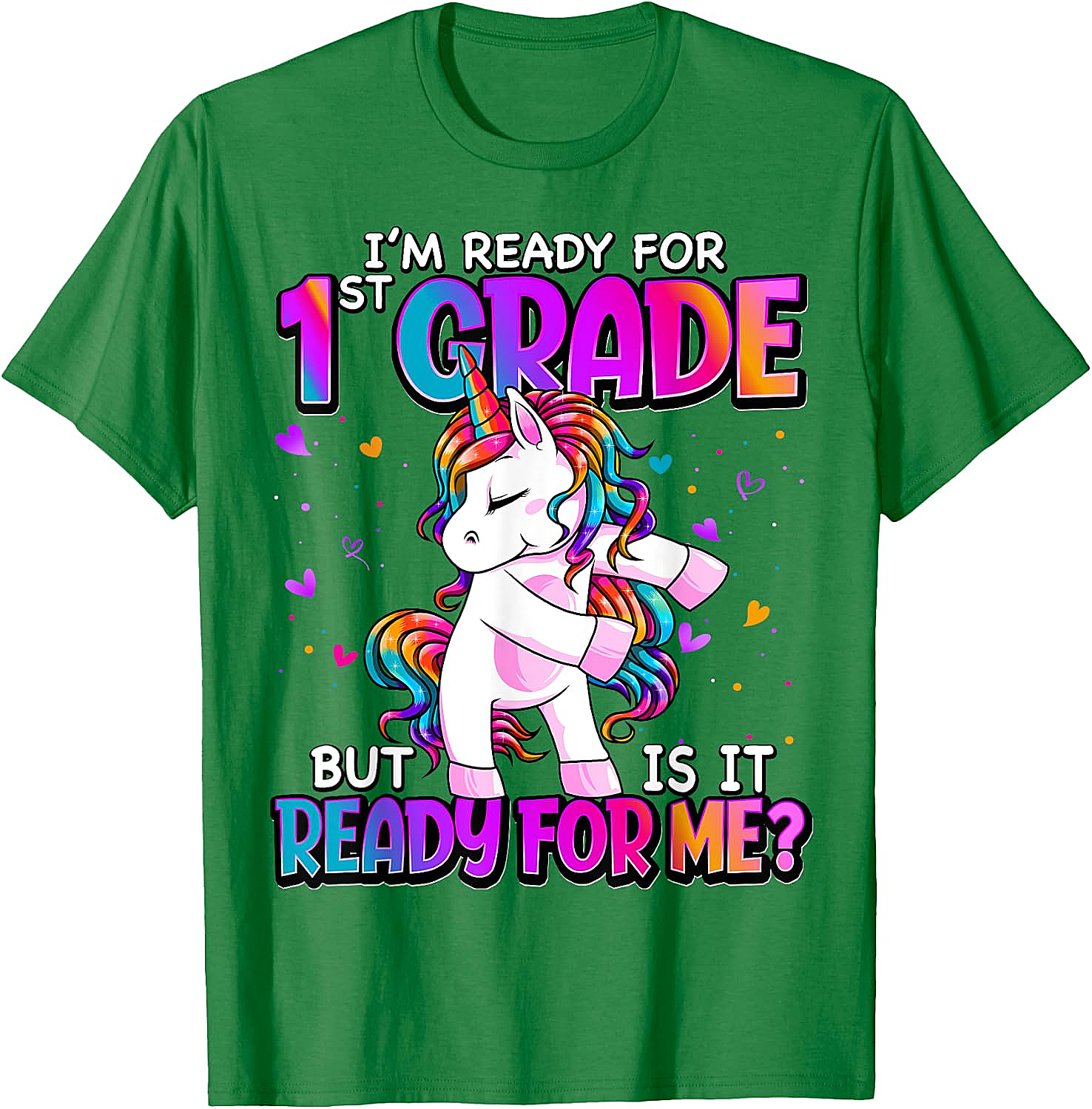  I'm Ready for 1st Grade Girls T-Shirt - Back to School
