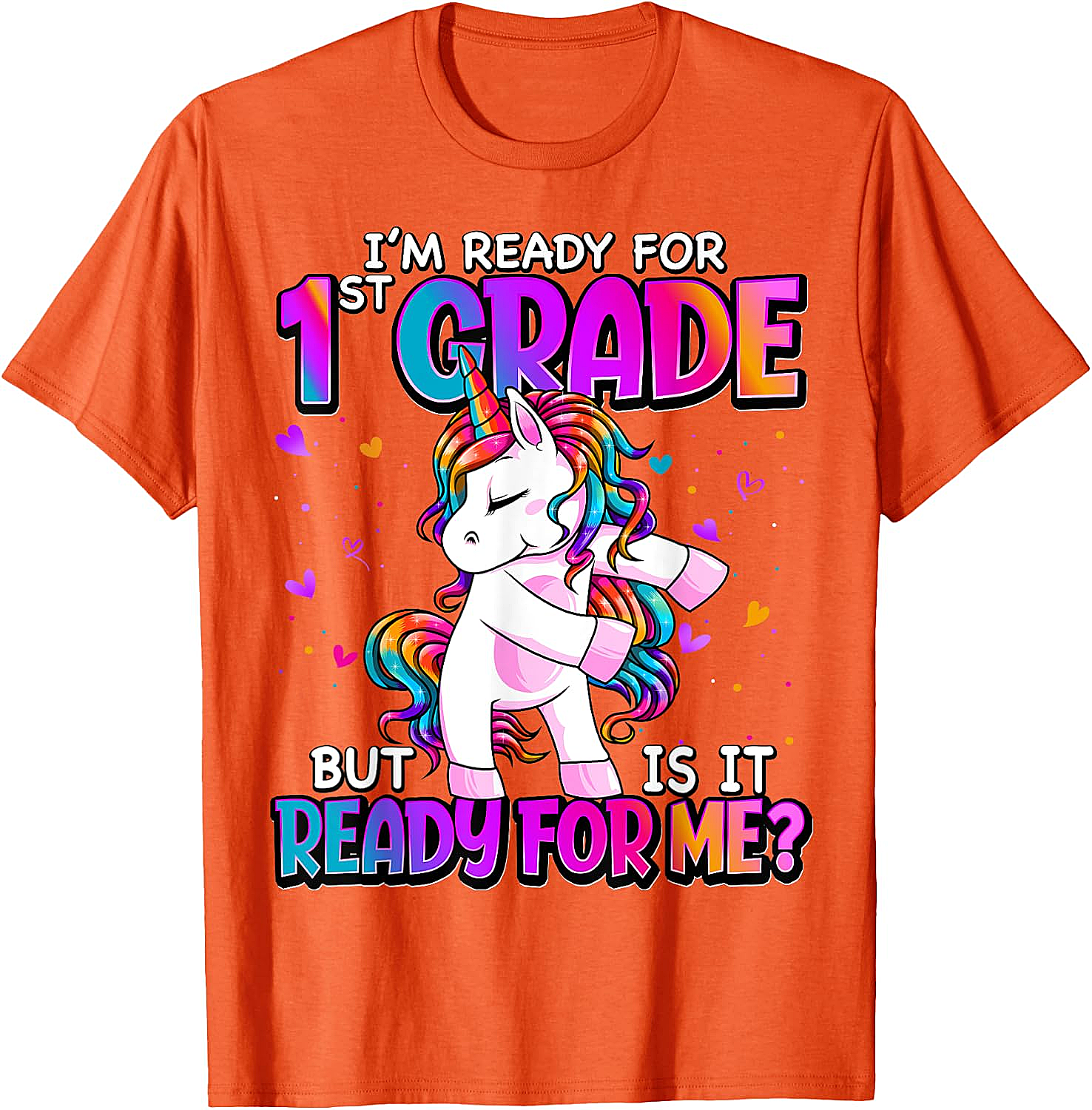  I'm Ready for 1st Grade Girls T-Shirt - Back to School