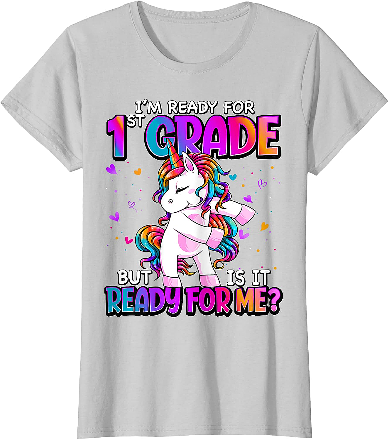  I'm Ready for 1st Grade Girls T-Shirt - Back to School