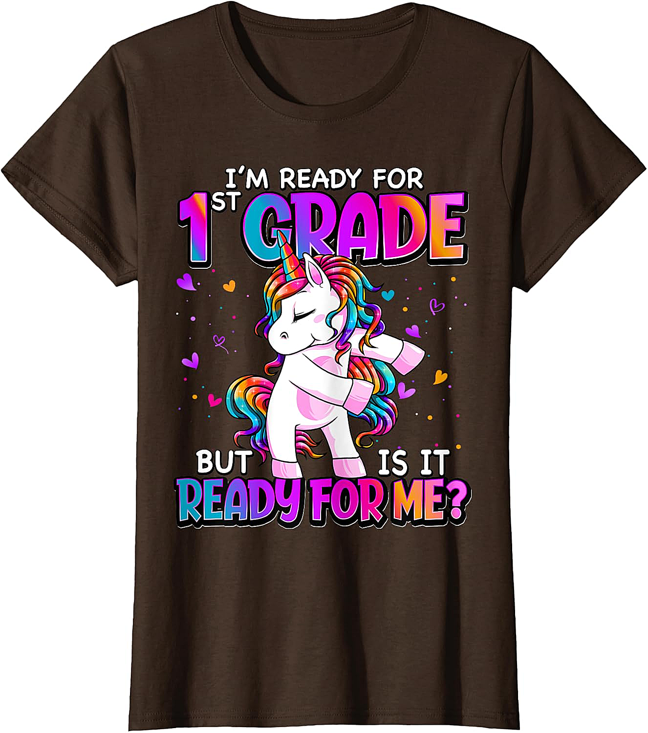  I'm Ready for 1st Grade Girls T-Shirt - Back to School