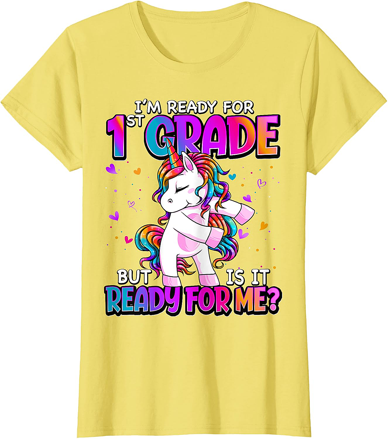  I'm Ready for 1st Grade Girls T-Shirt - Back to School