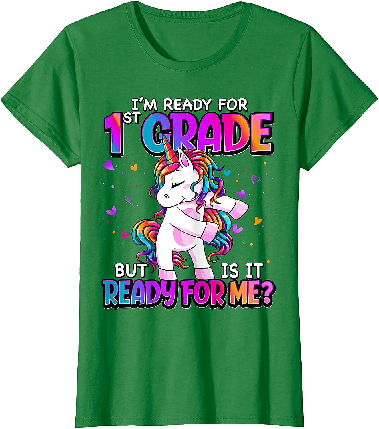 I'm Ready for 1st Grade Girls T-Shirt - Back to School