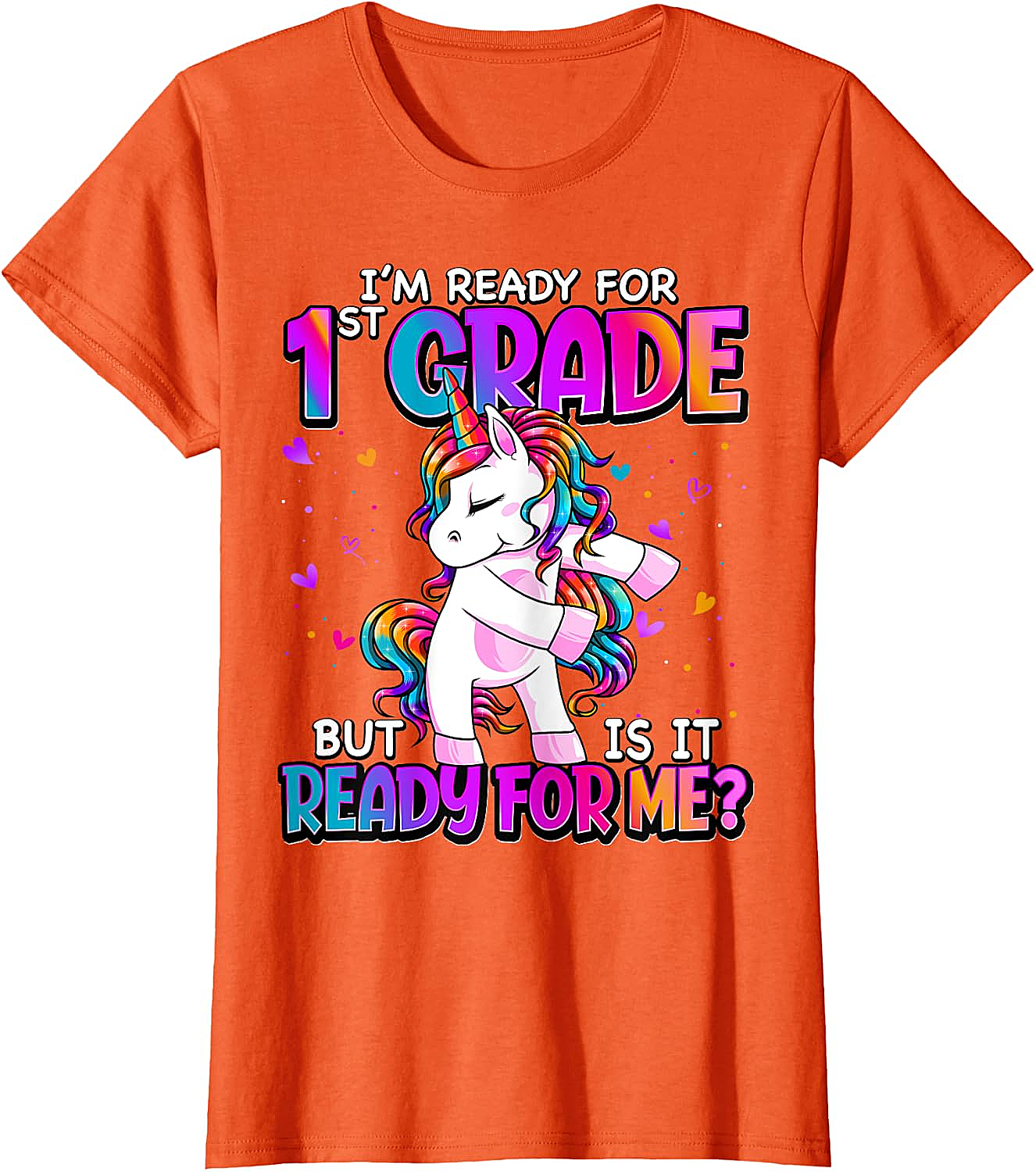  I'm Ready for 1st Grade Girls T-Shirt - Back to School