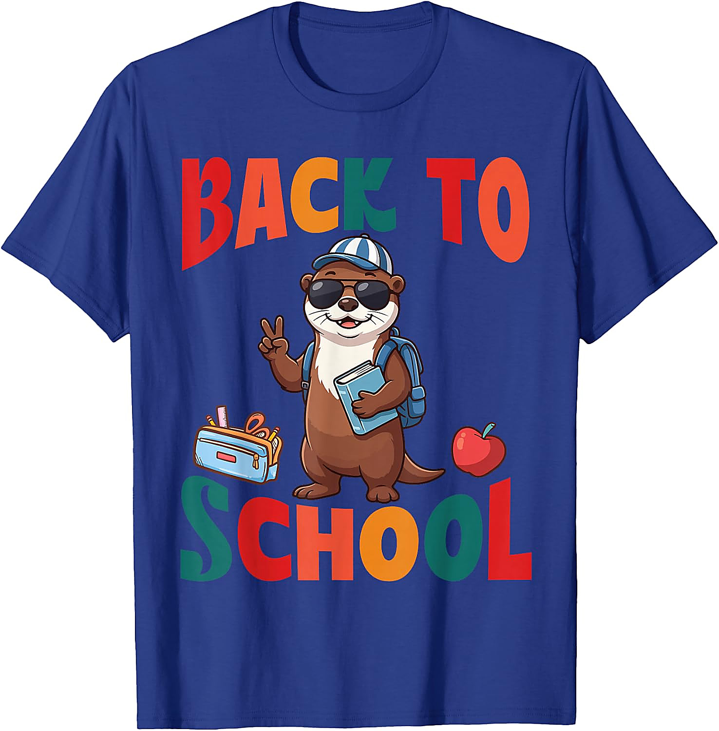 Back to School Otter T-Shirt | Cute First Day Graphic Tee