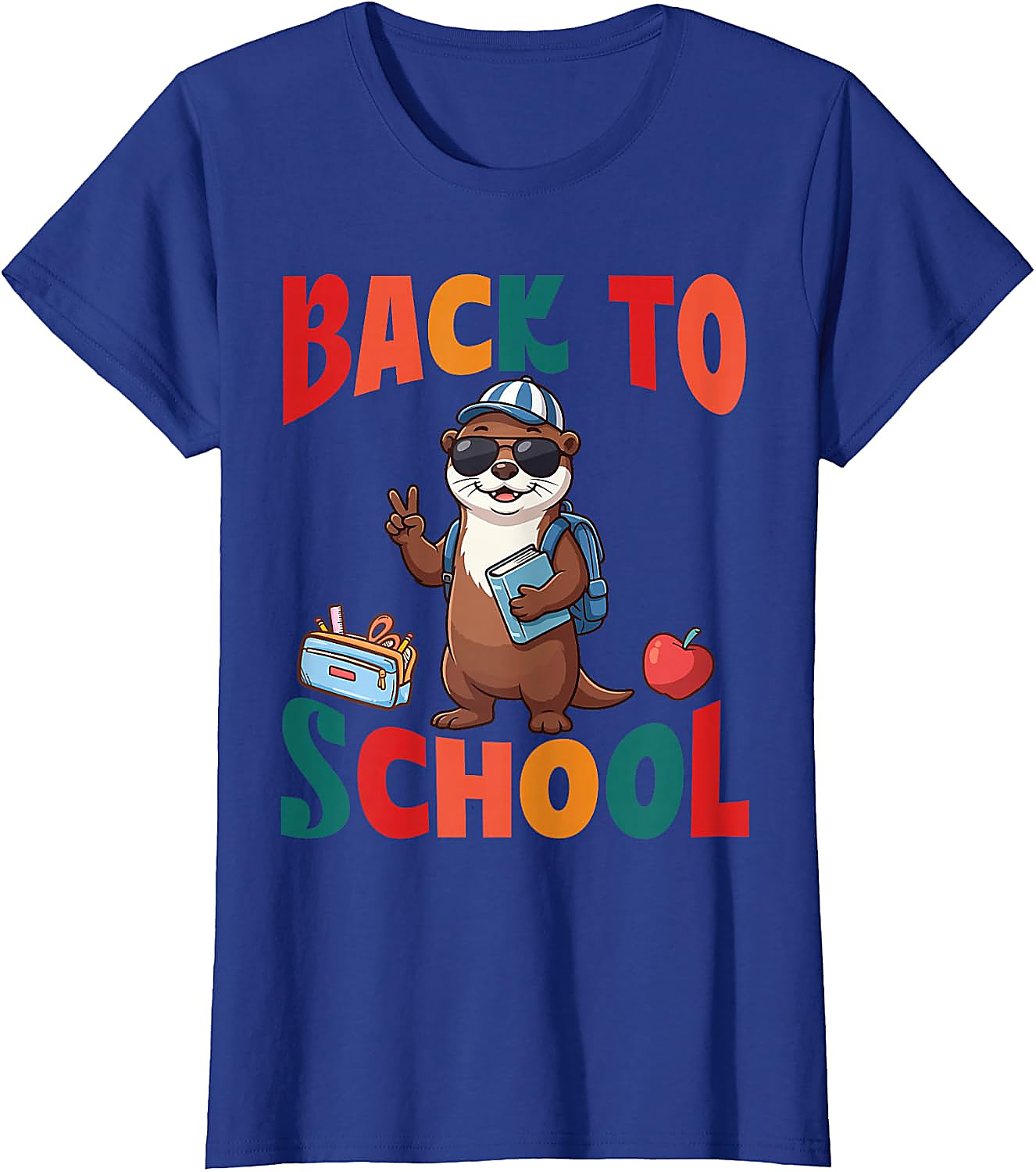 Back to School Otter T-Shirt | Cute First Day Graphic Tee