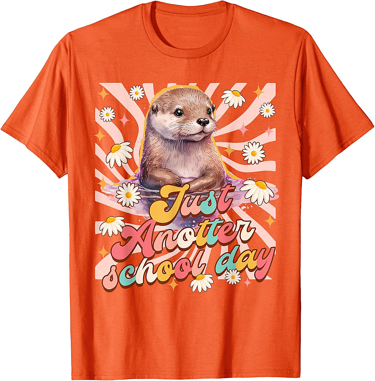 Cute Otter Back To School T-Shirt | Funny Teacher Tee