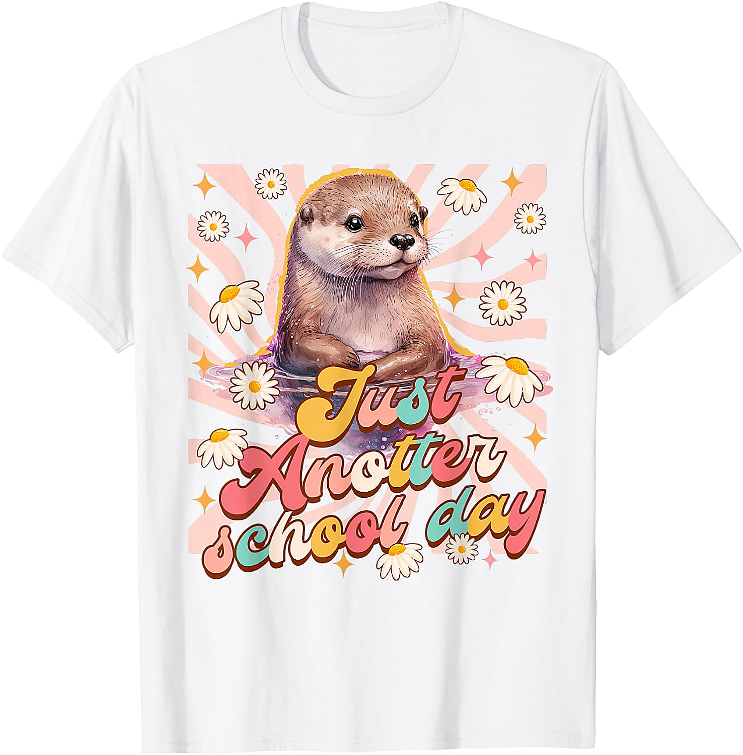 Cute Otter Back To School T-Shirt | Funny Teacher Tee
