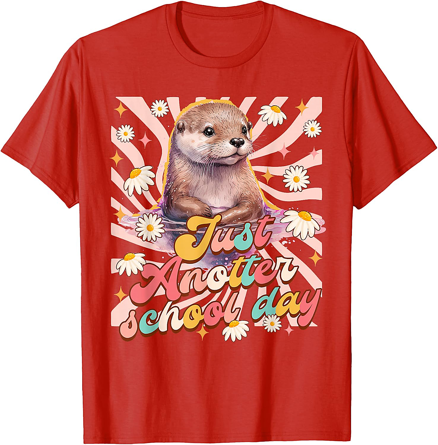 Cute Otter Back To School T-Shirt | Funny Teacher Tee