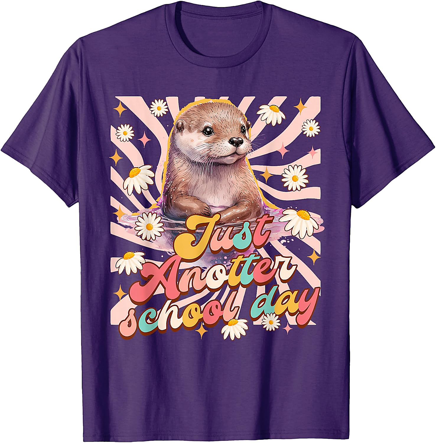 Cute Otter Back To School T-Shirt | Funny Teacher Tee