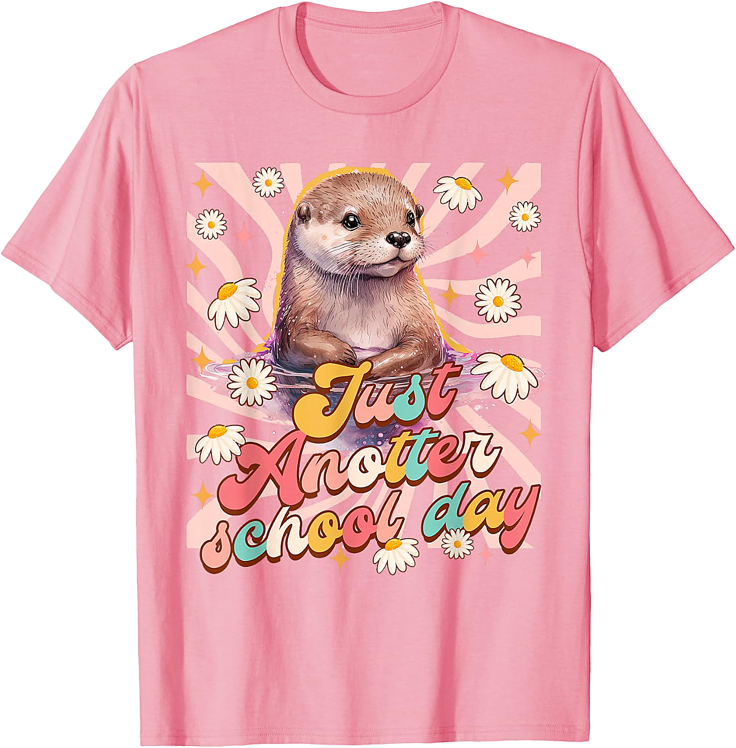 Cute Otter Back To School T-Shirt | Funny Teacher Tee