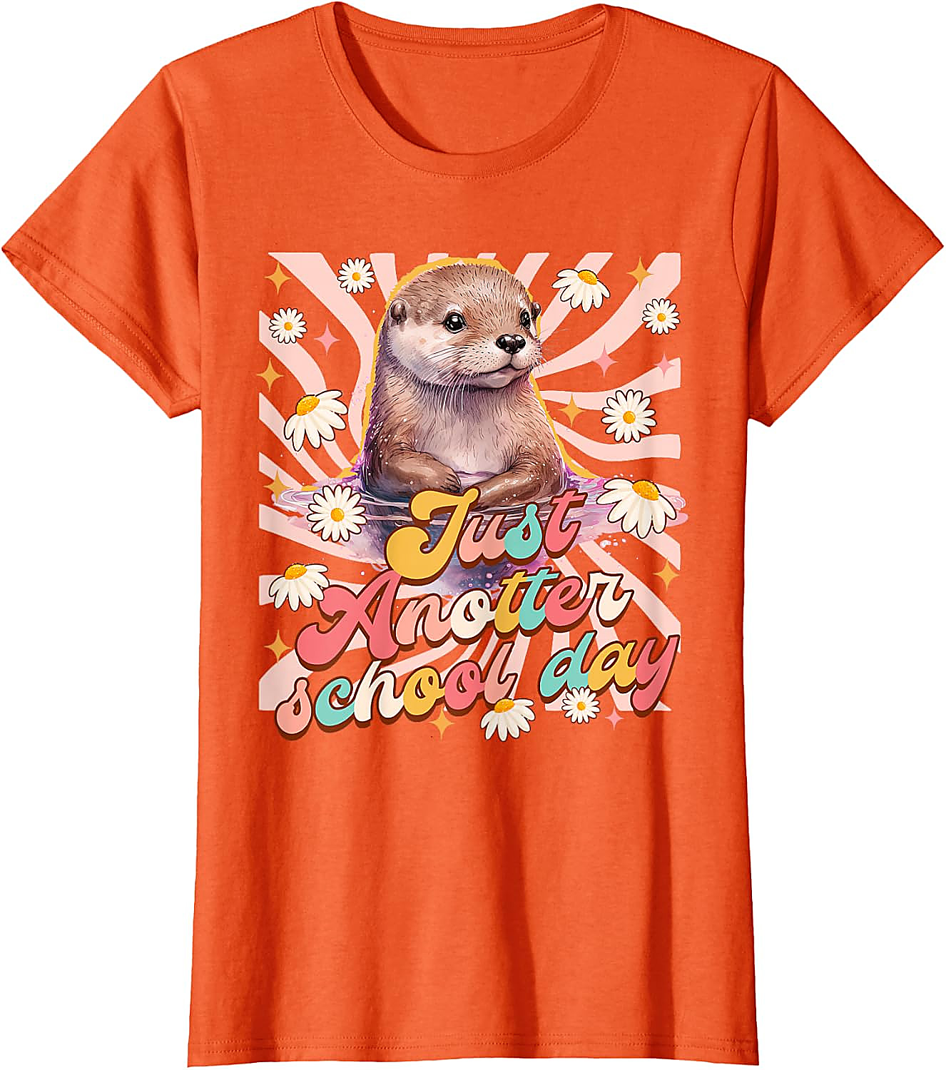 Cute Otter Back To School T-Shirt | Funny Teacher Tee